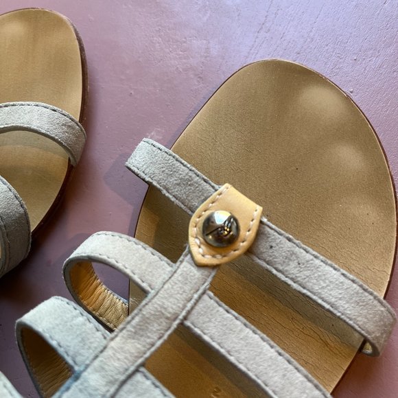 GIUSEPPE ZANOTTI Suede Gladiator Sandal MADE IN ITALY - Picture 6 of 9